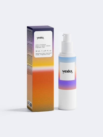Sensitive Skin Overnight Cream, Fragrance-Free